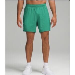 Lululemon Pace Breaker 7” Shorts Medium Lineless Green Limited Color Like New